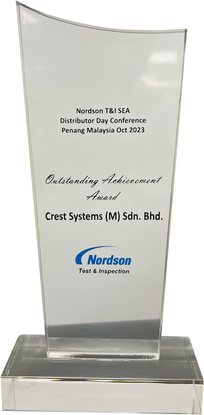 2023 Nordson TI SEA Distributor Day Conference Penang Malaysia - Outstanding Achievement Award CRE